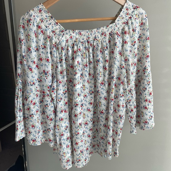 Flowy floral top - Chaps - oversized small - Picture 4 of 4